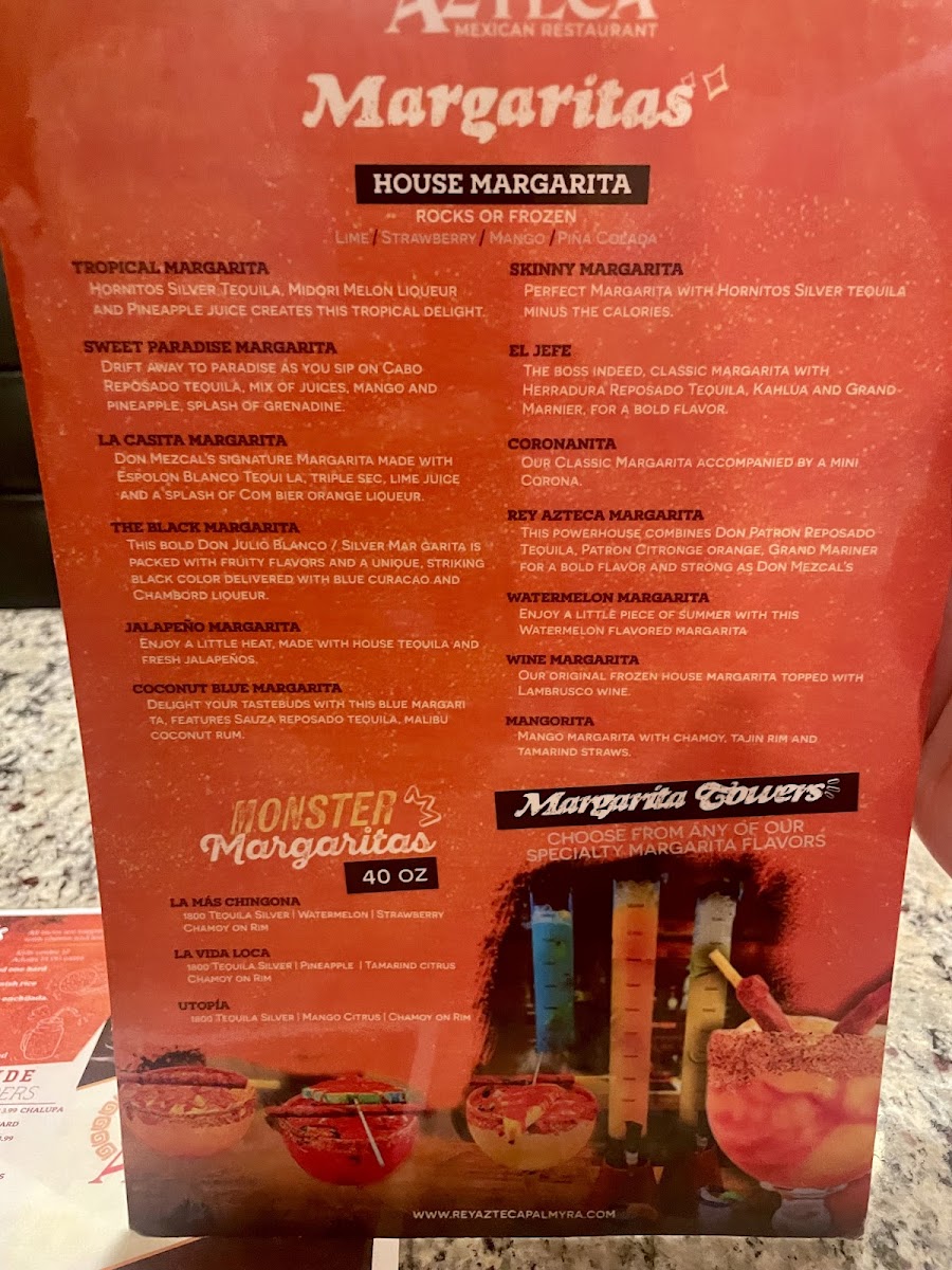 Rey Azteca Mexican Restaurant Palmyra Menu-3